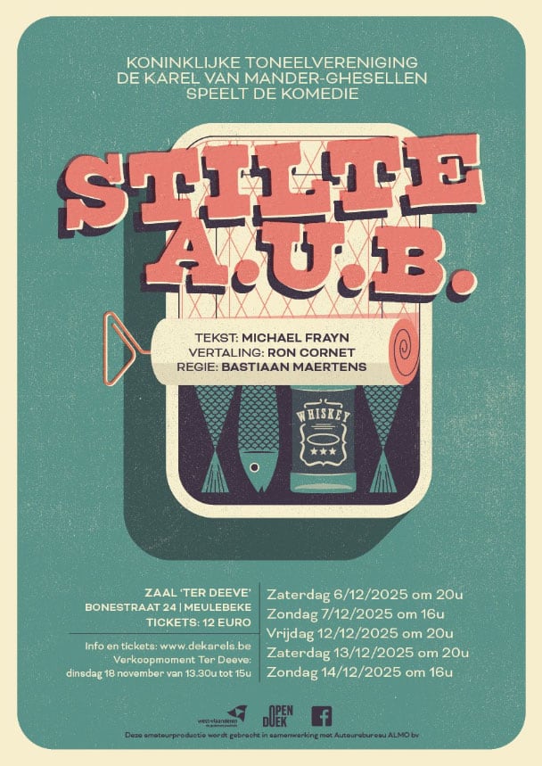 Affiche Stilte A.U.B.